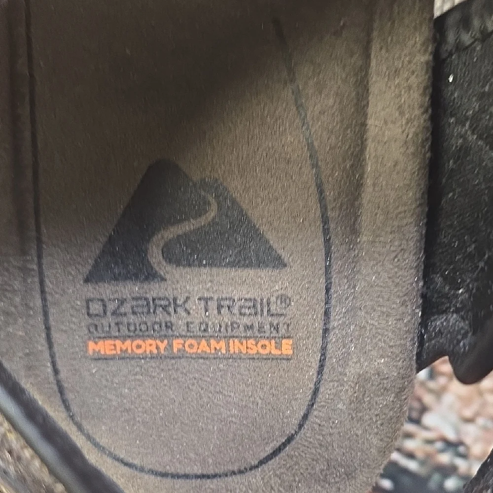 Ozark Trail Men's Khaki/Olive Green Outdoor Terrain Strap Sandals, Size 8